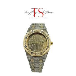 Iced Ap Style Stainless Steel watch
